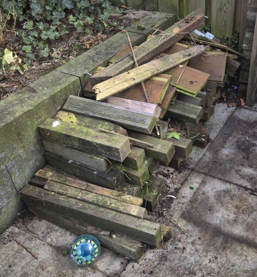 Restpartij hout of bamboe